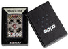 Mechero a prueba de viento Zippo Tribal Design en su caja de regalo