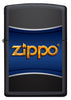 Vista frontal del mechero a prueba de viento Zippo Design