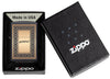 Mechero a prueba de viento Zippo Art Deco Design en su caja de regalo