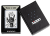 Mechero a prueba de viento Zippo Rock Hand Design en su caja de regalo