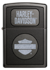 Vista frontal del mechero a prueba de viento Zippo Harley-Davidson®