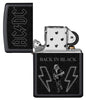 Vista frontal del mechero a prueba de viento Zippo AC/DC® apagado, sin llama