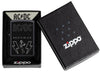 Mechero a prueba de viento Zippo AC/DC® en su caja de regalo