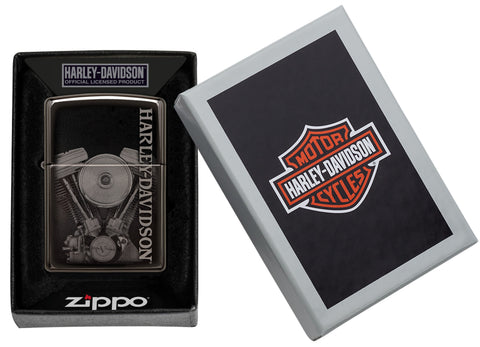 Mechero a prueba de viento Zippo Harley-Davidson® en su caja de regalo