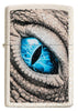Vista frontal del mechero a prueba de viento Zippo Dragon Eye