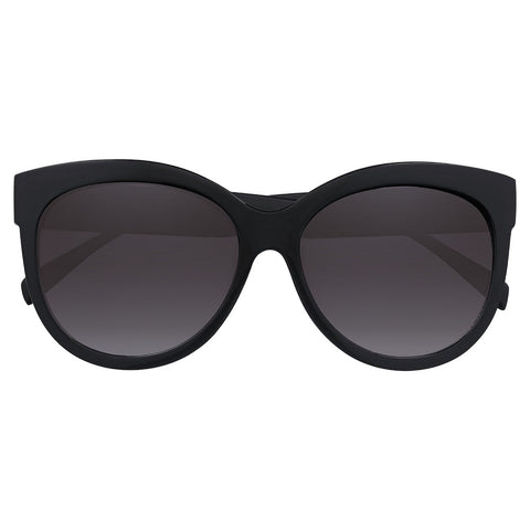 Gafas de sol Zippo Cat Eye de frente en negro