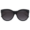 Gafas de sol Zippo Cat Eye de frente en negro