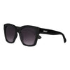 Front View 3/4 Angle Zippo Sunglasses Large Black Lenses With Black Frames